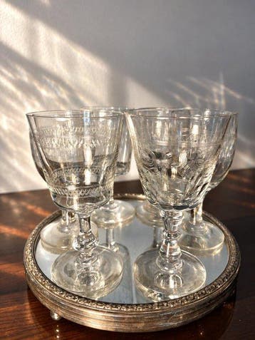 Champagneglas (6) - Kristal