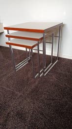 Tables gigognes - design vintage - formica-hpf finition -