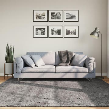 vidaXL Vloerkleed HUARTE laagpolig zacht wasbaar 200x200 cm, Verzenden, Nieuw