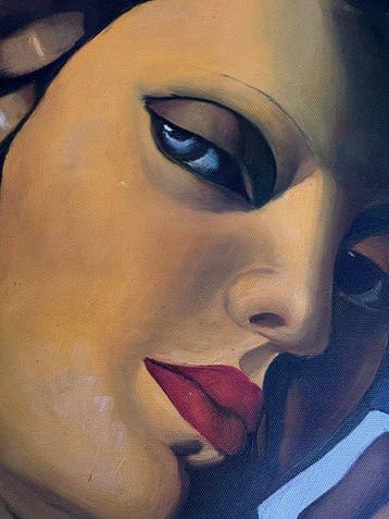 Bokosa Théo ( 1959 -) - Confidence, Antiquités & Art