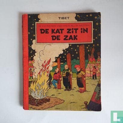 Chick Bill - De kat zit in de zak - 1954, Boeken, Stripverhalen, Gelezen, Eén stripboek, Verzenden