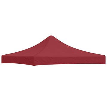 vidaXL Partytentdak 270 g/m² 3x3 m bordeauxrood, Verzenden, Nieuw