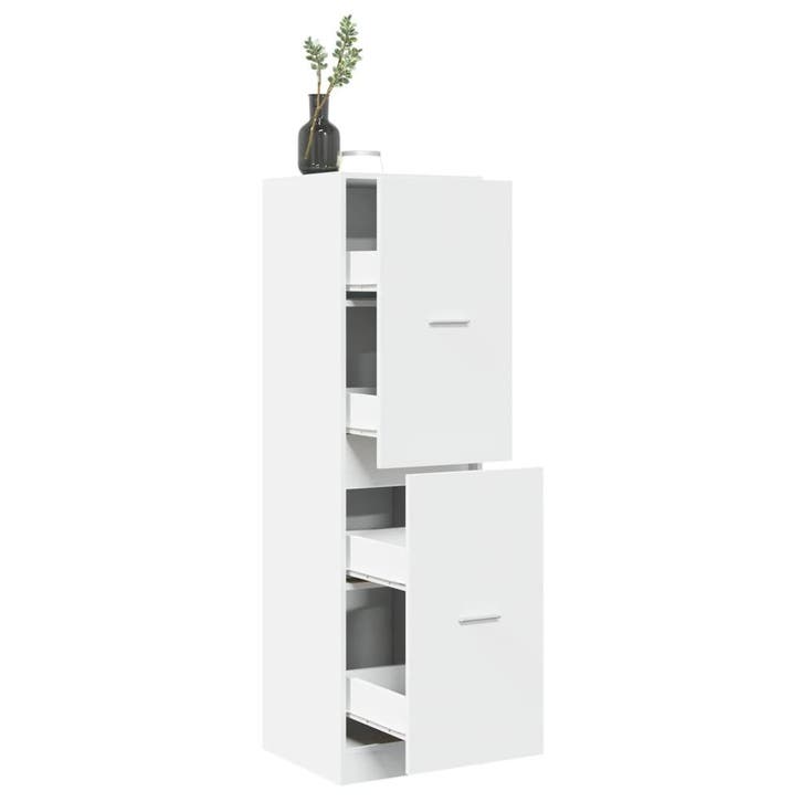 vidaXL Apothekerskast 40x41x144,5 cm bewerkt hout wit, Huis en Inrichting, Kasten | Overige, Nieuw, Verzenden