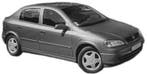 Opel Astra G Zwart Koplamp Links (Koplampen), Verzenden, Nieuw