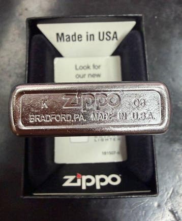 Zippo - Zonder minimumprijs - Aansteker - Staal (roestvrij), Verzamelen, Nieuw