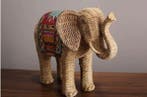 Chaise - Rotin, Textile - chaise éléphant en rotin