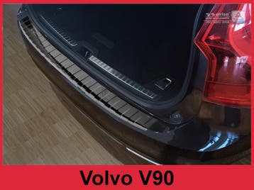 Avisa Achterbumperbeschermer | Volvo V90 16-20 5-d |  zwart, Verzenden, Nieuw