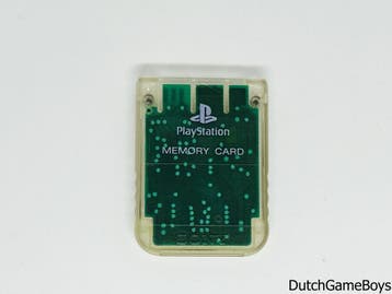 Playstation 1 / PS1 - Memory Card - Clear White, Verzenden, Gebruikt