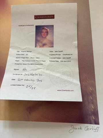 Jack Cardiff - Marilyn Monroe - Angelic Marilyn - por Jack