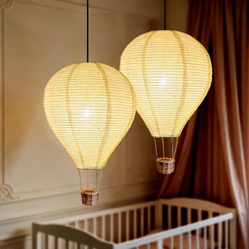 Luchtballon Lampen 2st | Tweede Kansje | Bespaar nu 34%!, Kinderen en Baby's, Verzenden, Zo goed als nieuw, Lamp