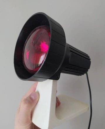 Philips - Lamp - Plastic, Glas - Infrarood warmte lamp, Antiek en Kunst