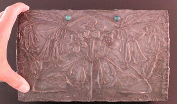 Antieke juwelenkist - Kist - Hout, Tin