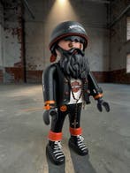 WASE CUSTOM - Speelgoed figuur HARLEY DAVIDSON ORANGE AND