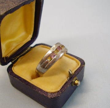 Zonder minimumprijs - Ring Zilver - 0.70ct. tw. Citrien -