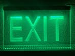 Exit uitgang neon bord lamp LED verlichting reclame lichtbak, Huis en Inrichting, Verzenden, Nieuw