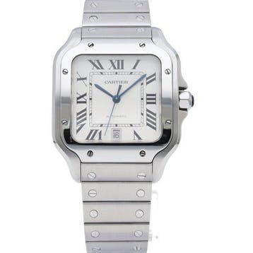 Cartier - Santos de Cartier watch LM - WSSA0009 - Homme -, Nieuw