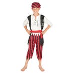 Piratenpak Kind Rood, Verzenden
