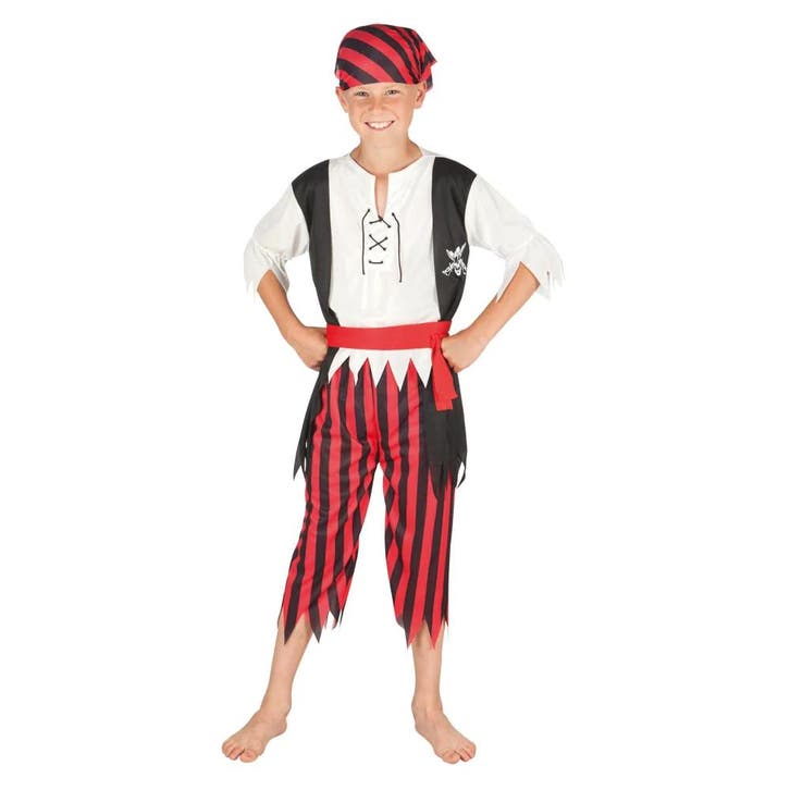 Piratenpak Kind Rood, Enfants & Bébés, Costumes de carnaval & Déguisements, Envoi