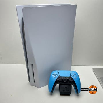 Playstation 5 1e gen. blauwe controller, Games en Spelcomputers, Verzenden, Gebruikt