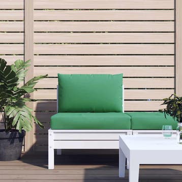 vidaXL Palletkussens 2 st stof groen, Verzenden, Nieuw