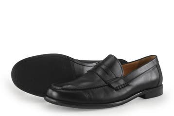 Manfield Loafers in maat 43 Zwart, Kleding | Heren, Schoenen, Loafers, Manfield, Verzenden, Zwart
