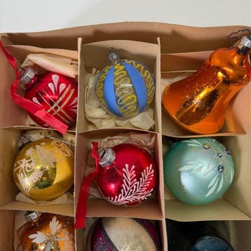 Kerstdecoratie (26) - Glas, Metaal, Diversen, Nieuw