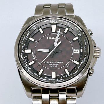 Seiko - Radio Wave Control World Time Solar - Zonder