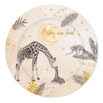 Geboorte Borden Safari 18cm 8st, Verzenden, Nieuw