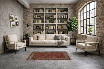 Keshan - Gereinigd - Vloerkleed - 155 cm - 91 cm