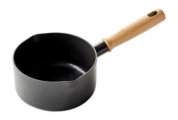 GreenChef Vintage Steelpan 18cm keramisch — gebruikt, Maison & Meubles, Cuisine | Casseroles & Poêles, Verzenden