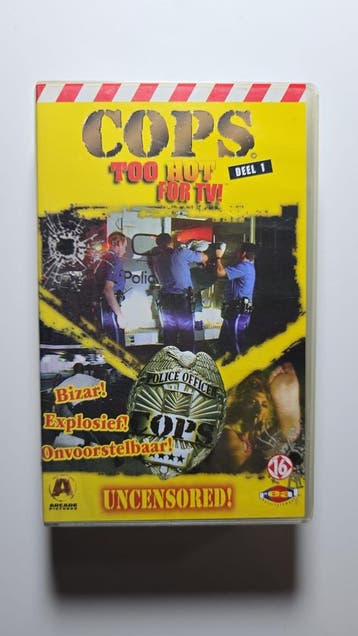 COPS: TOO HOT FOR TV! PART 1 (VHS)