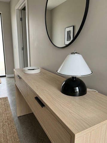 Tafellamp - geblazen glas - Lamp met snoer, Antiek en Kunst