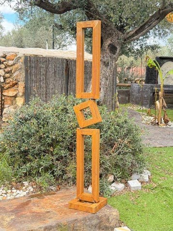 Ana Lucia B.M - Sculpture Corten - XXL - NO Reserve