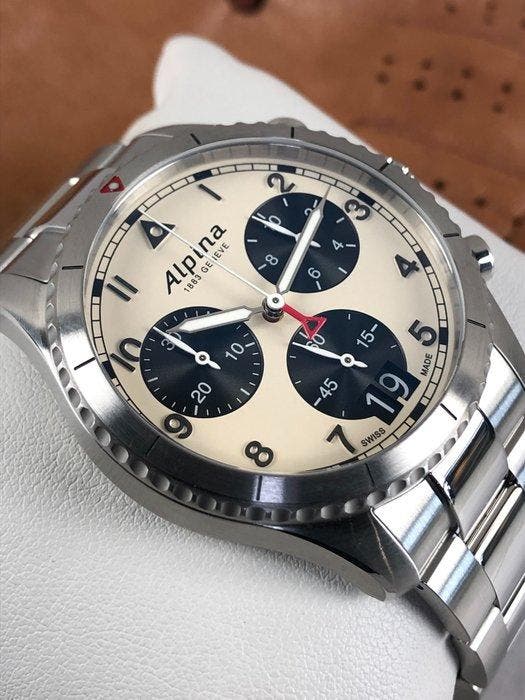 Alpina - Startimer Pilot Chronograph - AL-372WB4S26B - Homme, Bijoux, Sacs & Beauté, Montres | Hommes