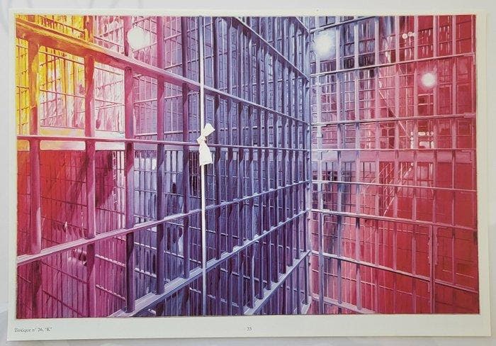 Jacques Monory (1924-2018) - 2 Lithographies de la série, Antiquités & Art, Antiquités | Autres Antiquités