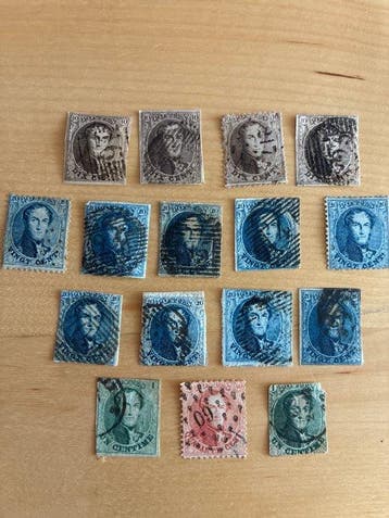 België - België - Belgium - Belgium – Leopold I stamps –, Postzegels en Munten, Gestempeld