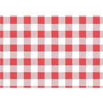 Vetvrij rood gingham papier 19x31cm | 200 stuks Gastronoble, Verzenden, Nieuw in verpakking