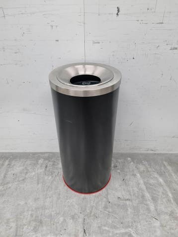 Poubelle Combisteel en acier inoxydable Extincteur de flamme, Verzenden