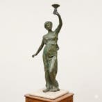 sculptuur, Ebe, Dea della Giovinezza - 117 cm - Brons, Antiek en Kunst, Antiek | Keramiek en Aardewerk
