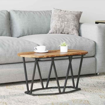 vidaXL Salontafel Oud Hout 80 x 40 x 40.5 cm, Huis en Inrichting, Verzenden, Nieuw