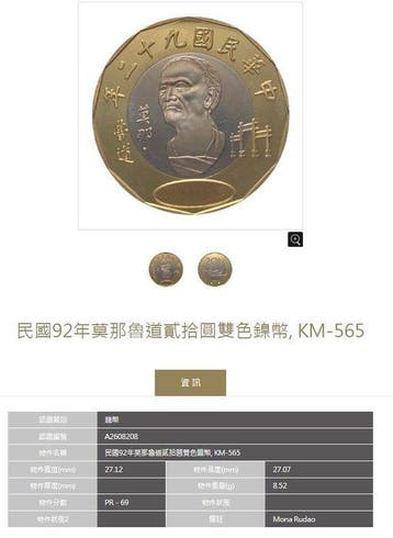 Taiwan. 1996-2003 ( 3 coins ) (Zonder minimumprijs)