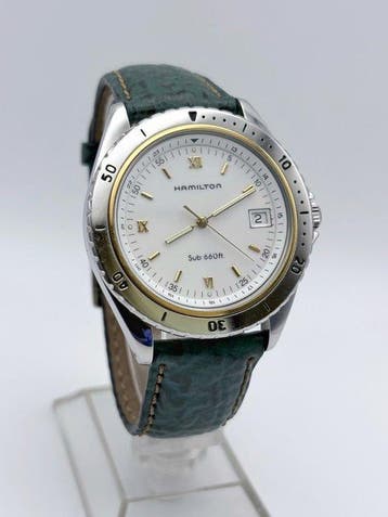 Hamilton - Khaki Navy Sub 660ft. - 9744A - Heren - 1990-1999, Nieuw