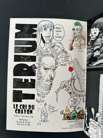 Kadavresky N°3 + dédicaces - 1 fanzine - Eerste druk - 2016, Nieuw