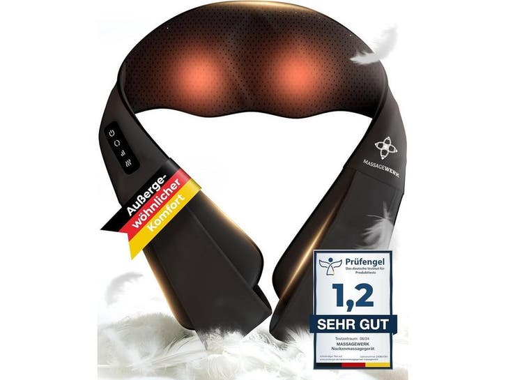 MASSAGEWERK® Shiatsu - Elektrisch nekmassageapparaat -, Sports & Fitness, Produits de massage, Envoi