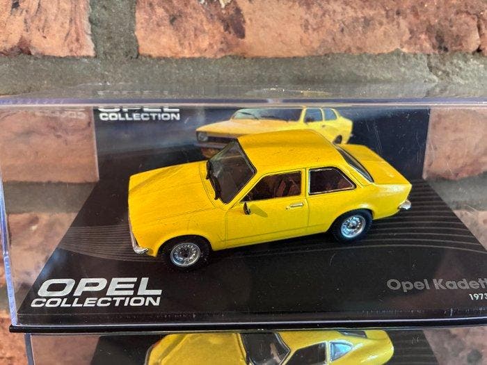 Divers 1:43 - Modelauto (3) - 1968/1973 Opel GT Yellow -, Hobby en Vrije tijd, Modelauto's | 1:5 tot 1:12