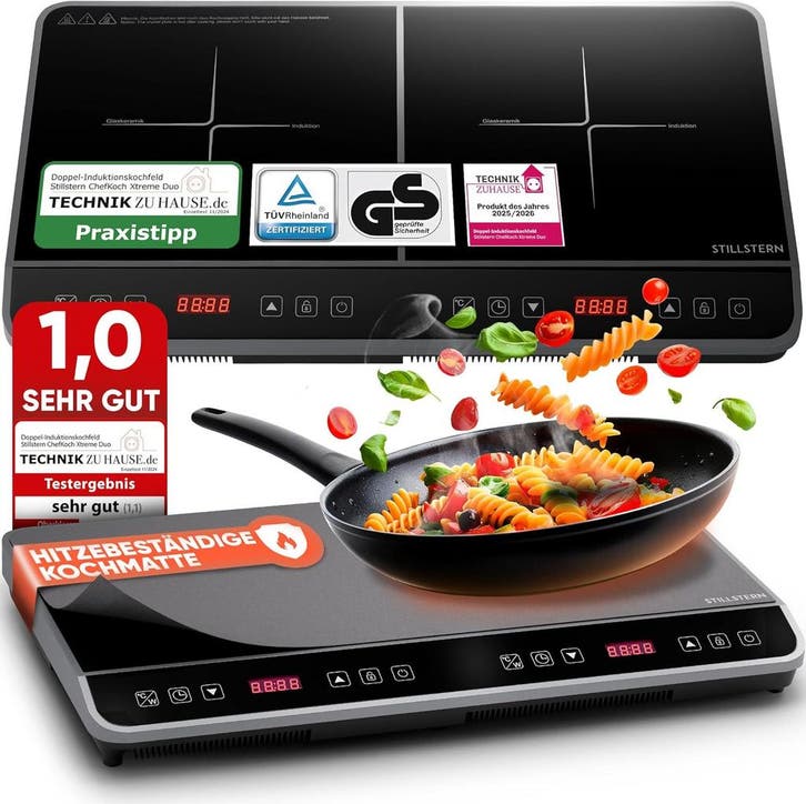 Inductie Kookplaat vrijstaand - Elektrische kookplaat - 2 pl, Elektronische apparatuur, Kookplaten, Nieuw, Verzenden