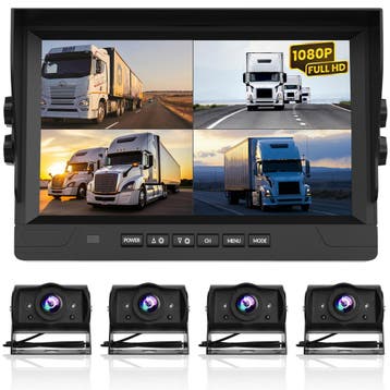 Strex Achteruitrijcamera Set Bedraad Met 4 Cameras, Verzenden