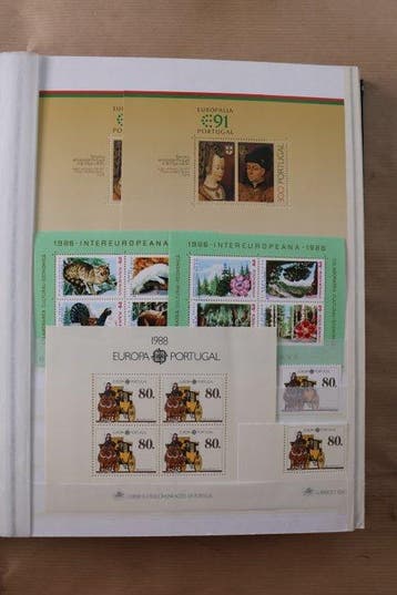 Europese landen 1978/1995 - Collectie in 2 stockboeken, Gestempeld