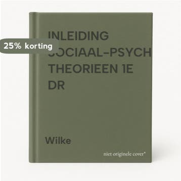 INLEIDING SOCIAAL-PSYCH THEORIEEN 1E DR 9789014033846 Wilke, Verzenden, Wilke