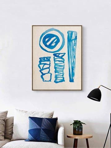 Marcus de Vestele (1941-2024) - Composition Cobra bleue